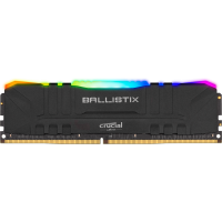 MEMORIA RAM CRUCIAL BALLISTIX 16GB 3200MHz DDR4 BLACK RGB 